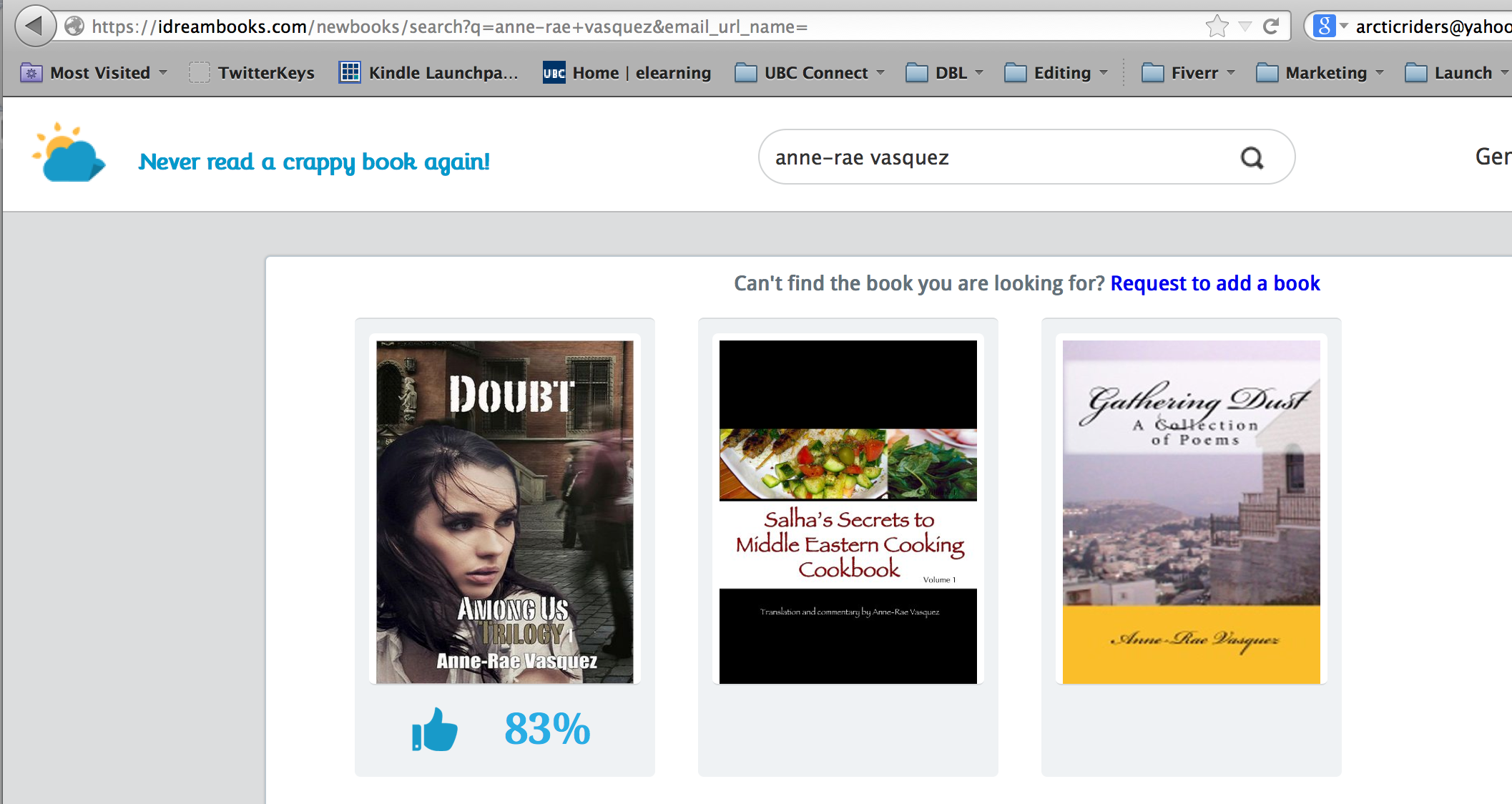 Doubt featured on iDreamBooks