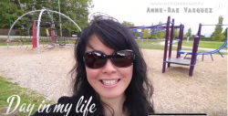Day in life vlog by author Anne-Rae Vasquez
